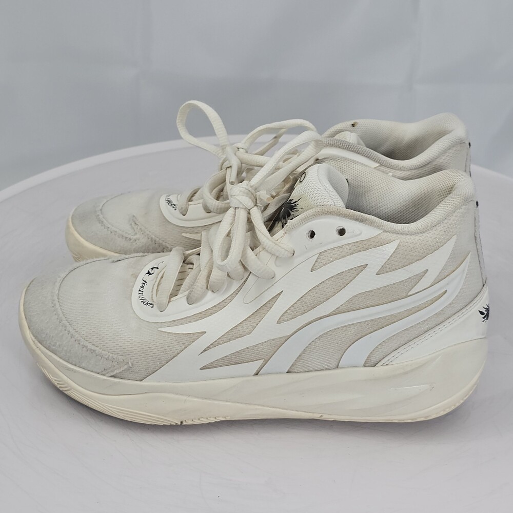 PUMA MB.02 LaMelo Ball Whispers Men 5 Mid Top Basketball Sneakers 378319-01
